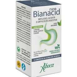 Aboca NeoBianacid 45 Compresse Masticabili - Integratore Acidita' e Reflusso