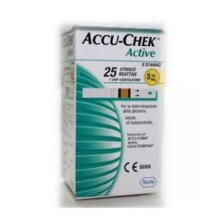 Accu-Chek Active Strisce Reattive Glicemia 25 Pezzi