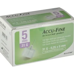 Accu-Chek Ago Accu-Fine G31 5 mm Ago per Penna Insulina 100 Pezzi