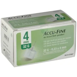 Accu-Chek Ago Accu-Fine G32 4 mm Ago per Penna Insulina 100 Pezzi