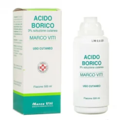Acido Borico Viti Soluzione Cutanea 3% Antisettico 500 ml