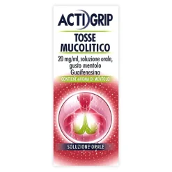 Actigrip Tosse Mucolitico Guaifenesina Flacone 150 ml