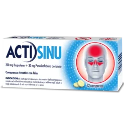 Actisinu 200 mcg + 30 mcg 12 Compresse