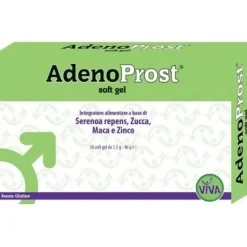 Adenoprost 30 soft gel - Integratore Benessere Prostata e Vie Urinarie