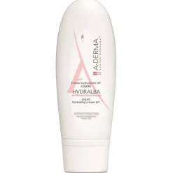 A-Derma Hydralba UV Crema Leggera Idratante Pelle Normale 40 ml