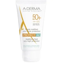 A-Derma Protect AC Fluido Solare Opacizzante SPF 50+ 40 ml