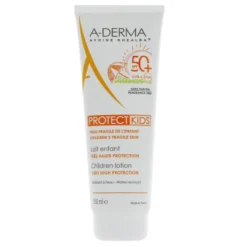 A-Derma Protect Kids Latte Solare Bambino SPF 50+ Protezione Molto Alta 250 ml