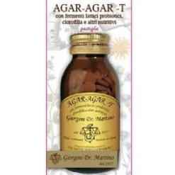 Agar Agar 180 Pastiglie Dr. Giorgini - Integratore Fermenti Lattici Probiotici