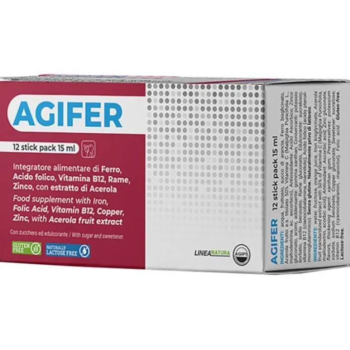 Agifer 12 Stick - Integratore di Acido Folico