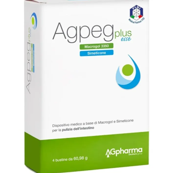 Agpeg Plus Esse 4 Bustine - Integratore Lassativo