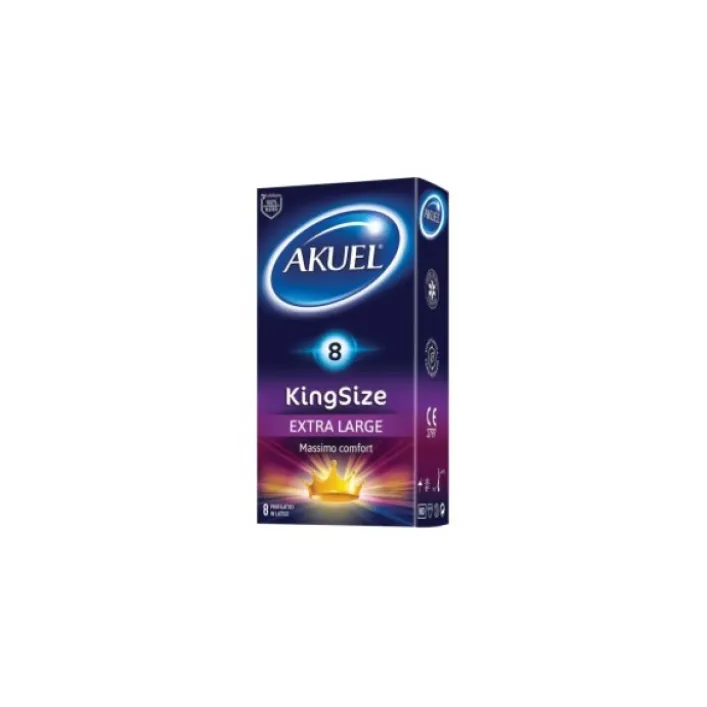 Akuel Kingsize Zero Large 8 Profilattici