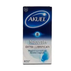 Akuel Natural + Extra Sottili 8 Profilattici
