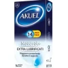 Akuel Natural + Profilattici Extra Lubrificanti 14 pezzi