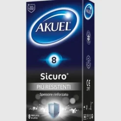 Akuel Sicuro Profilattici Più Resistenti 8 pezzi