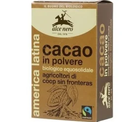 Alce Nero Cacao Amaro in Polvere Biologico 75 grammi