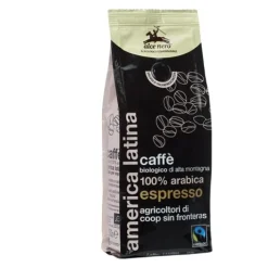 Alce Nero Caffe' 100% Arabica per Espresso Biologico 250 grammi