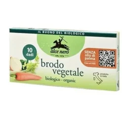 Alce Nero Dado Vegetale Biologico Senza Olio di Palma 10 Dadi