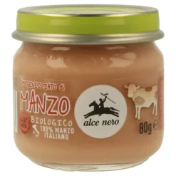 Alce Nero Omogeneizzato Manzo Bio 80 grammi