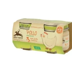 Alce Nero Omogeneizzato Pollo Bio 2 x 80 grammi
