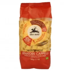 Alce Nero Pasta Mezze Maniche di Semola Senatore Cappelli 500 grammi