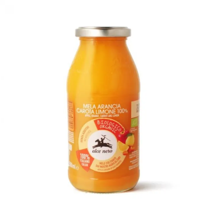 Alce Nero Succo di Mela Arancia Carota e Limone Bio 500 ml