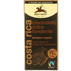Alce Nero Tavoletta Cioccolato Extra Fondente Bio 100 grammi