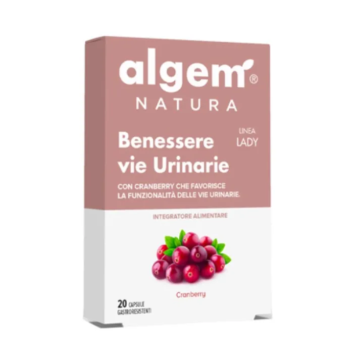 Algem Lady 20 Capsule - Integratore Benessere Vie Urinarie