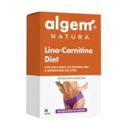 Algem Lino Carnitene Diet 45 Capsule - Integratore Controllo del Peso Corporeo