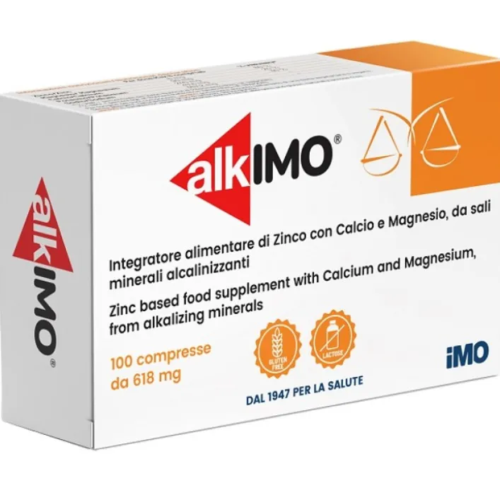 Alkimo CA/MG/ZN 100 Compresse - Integratore Alimentare