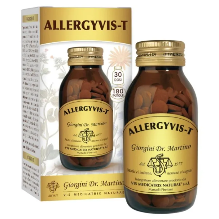 Allergyvis-T Dr. Giorgini 180 Pastiglie - Integratore Vie Respiratorie