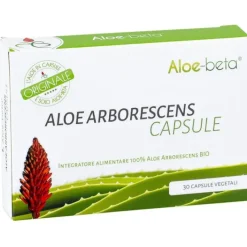 Aloe-Beta Aloe Arborescens 30 Capsule - Integratore Alimentare