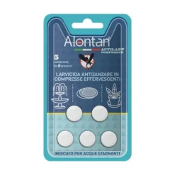 Alontan Actilarv 5 Compresse - Larvicida Antizanzare in Compresse Effervescenti