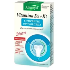Alsiroyal Vitamina D3 + K2 30 Compresse Orosolubili