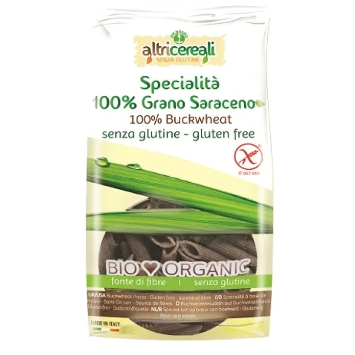 AltriCereali Pasta Penne di Grano Saraceno Senza Glutine 250 grammi