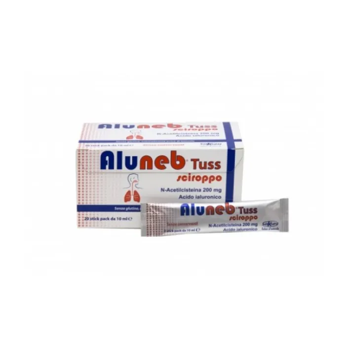 Aluneb Tuss Sciroppo Tosse Secca e Grassa 20 Stick 10 ml