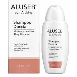 Aluseb Shampoo Doccia con Alukina Lenitivo Riequilibrante Dermatite Seborroica 125 ml