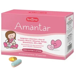Amantar 20+20 Compresse - Integratore Multivitaminico e Minerali