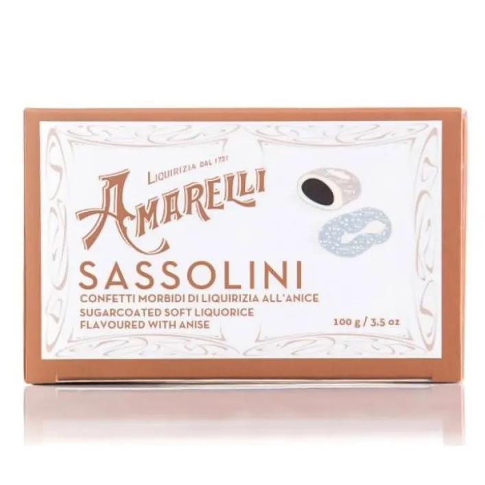 Amarelli Sassolini Liquirizia all'Anice 100 grammi