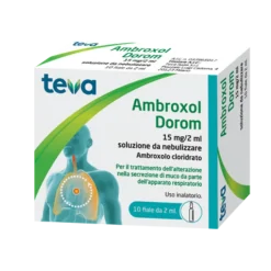 Ambroxol Dorom 15 mg/2 ml Soluzione da Nebulizzare 10 Fiale