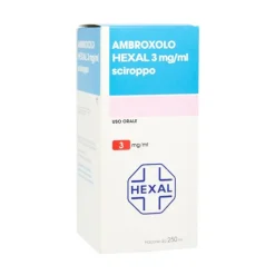 Ambroxolo Hexal 3 mg/ ml Sciroppo Espettorante Flacone 250 ml
