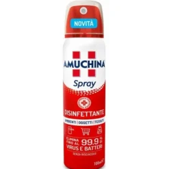 Amuchina Spray Disinfettante per Ambienti, Oggetti e Tessuti 100 ml