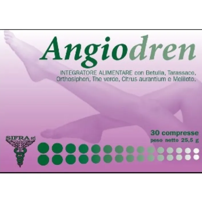 Angiodren 30 Compresse - Integratore Alimentare