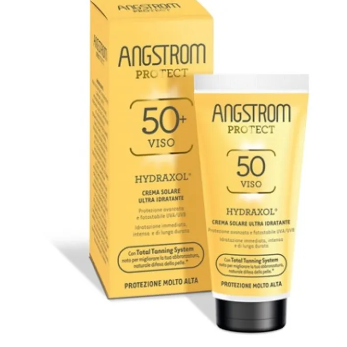 Angstrom Crema Solare Ultra Idratante SPF 50+ Protezione Viso 50 ml