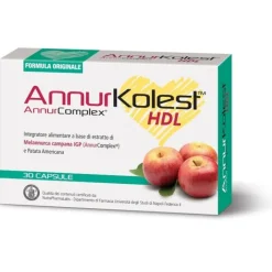 AnnurKolest 30 Capsule - Integratore Metabolismo dei Trigliceridi e Colesterolo