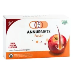 AnnurMets Hair 60 Capsule - Integratore per Capelli con Melannurca