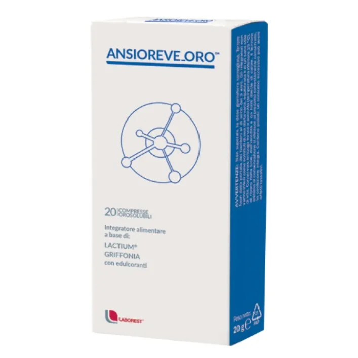 Ansioreve Oro 20 compresse - Integratore Benessere Mentale