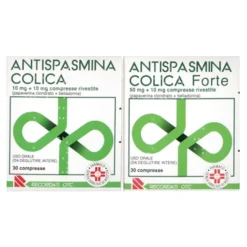 Antispasmina Colica Forte 50 mg + 10 mg Papaverina Belladonna 30 Compresse