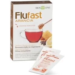 Apix Flufast Respiro 9 Bustine Gusto Arancia - Integratore Alimentare