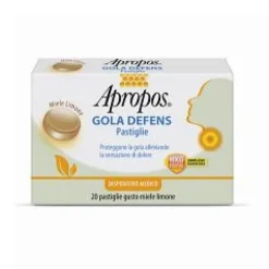Apropos Gola Defens C 20 Pastiglie Gusto Miele e Limone