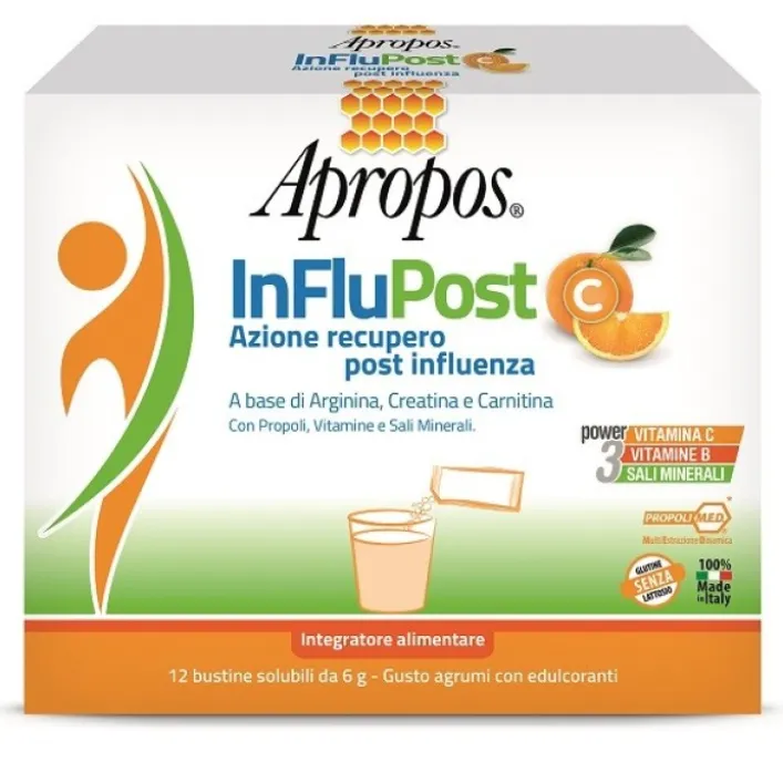 Apropos Influpost C 12 Bustine - Integratore Difese Immunitarie
